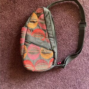 Stylish Black and colored Sling Bag